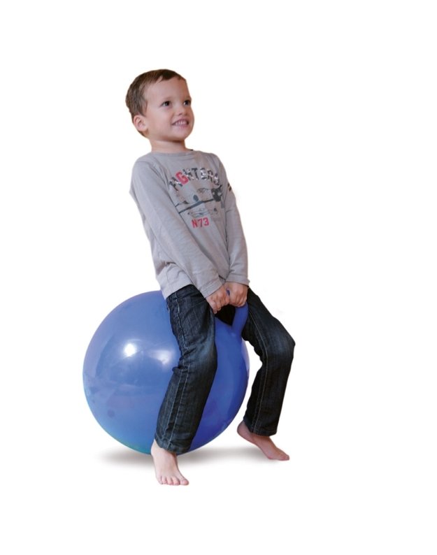 LUDI šokinėjimo kamuolys, mėlynas 45 cm
